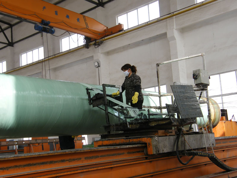 Winding pipe production